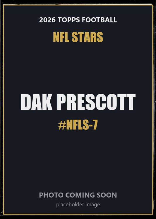 Dak Prescott NFLS-7 2026 Topps Football NFL Stars