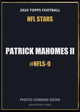 2026 Topps Football Patrick Mahomes II NFL Stars #NFLS-9