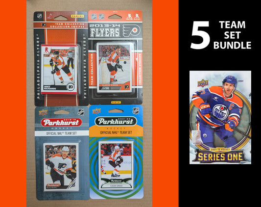 Philadelphia Flyers 5 Parkhurst Upper Deck Team Sets 2025-26 2022 2021 2020 2019 2013-14 2010-11py) (Copy)