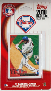 2010 Topps Philadelphia Phillies Factory Sealed Team Set Ryan Howard Jimmy Rollins