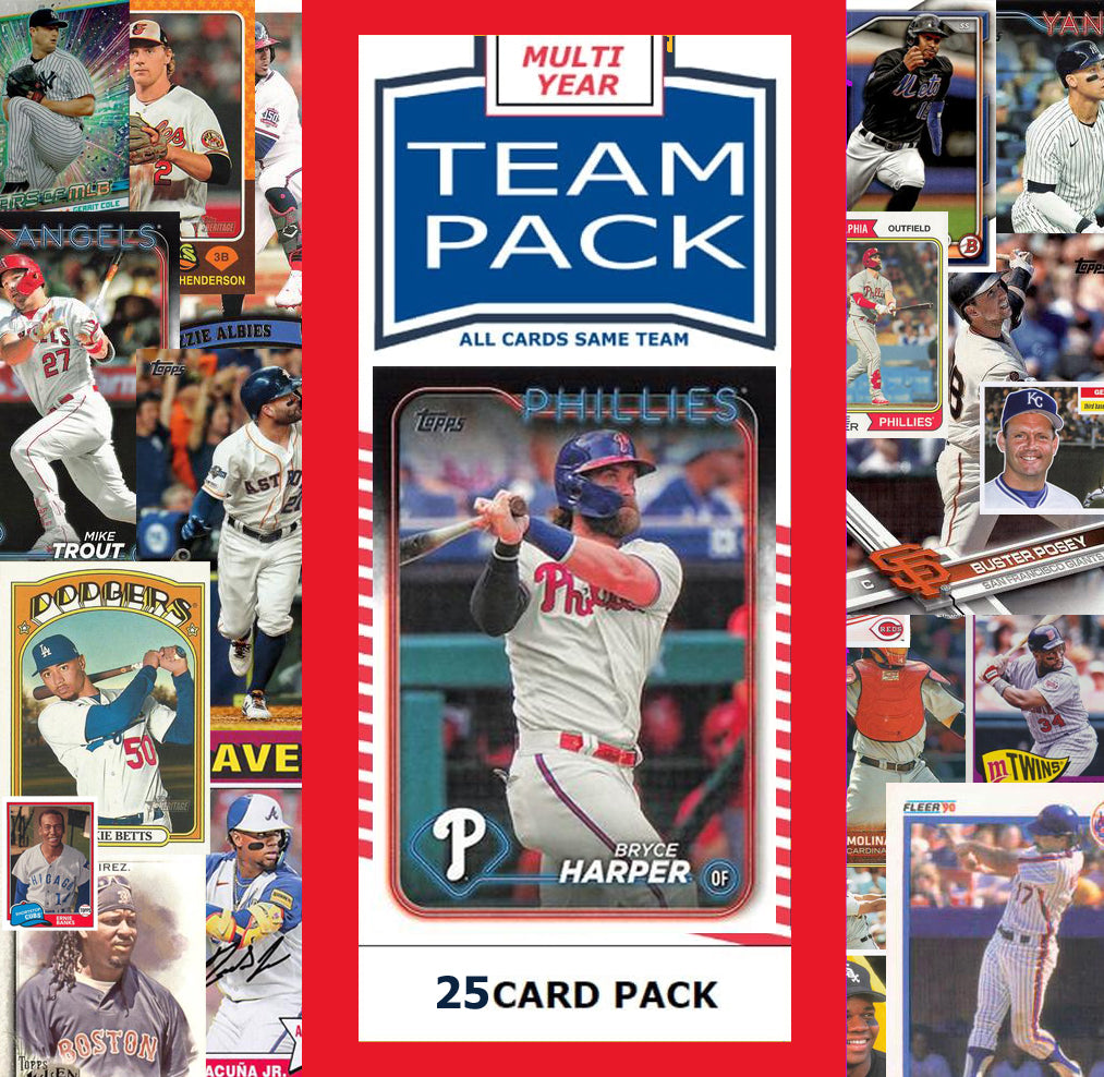 Philadelphia City Team Pack Phillies Eagles Sixers 76ers 2024 2023 2025 Harper Hurts EMbiid