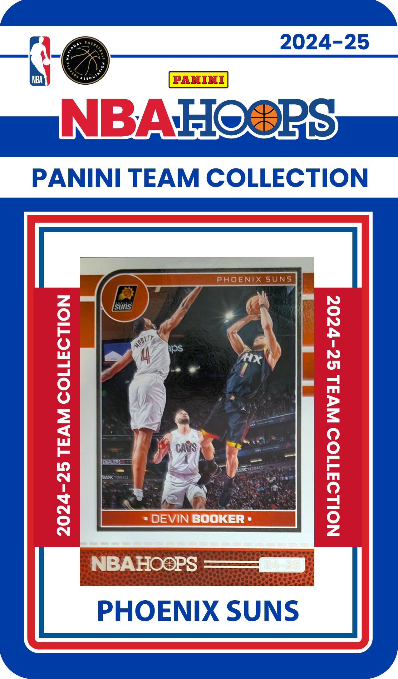 2024-25 NBA Hoops Factory Sealed Team Set Phoenix Suns Devin Booker Kevin Durant