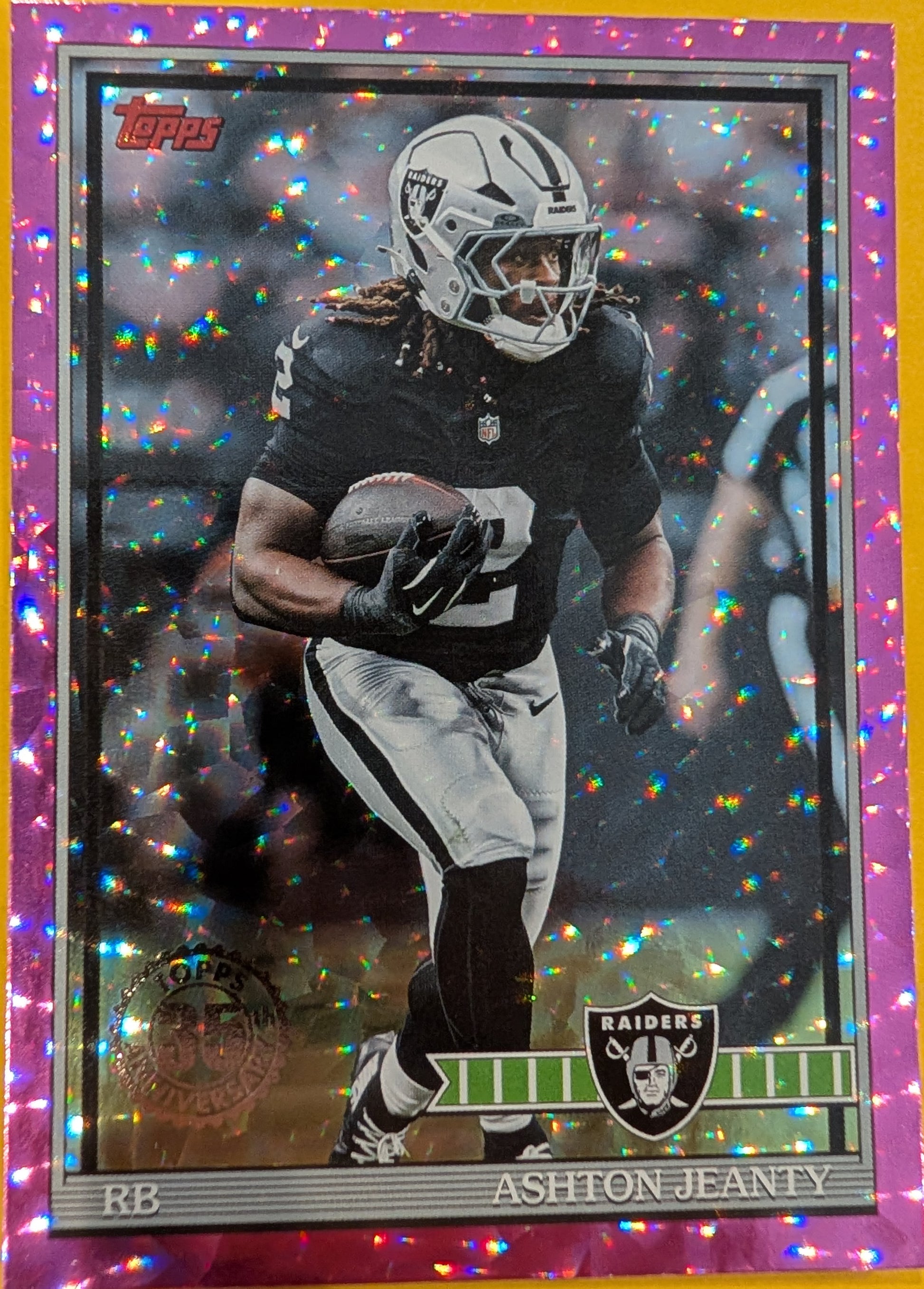 Ashton Jeanty PINK-91TF-27 2026 Topps Football