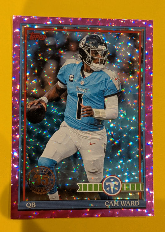 Cam Ward PINK-91TF-30 2026 Topps Football