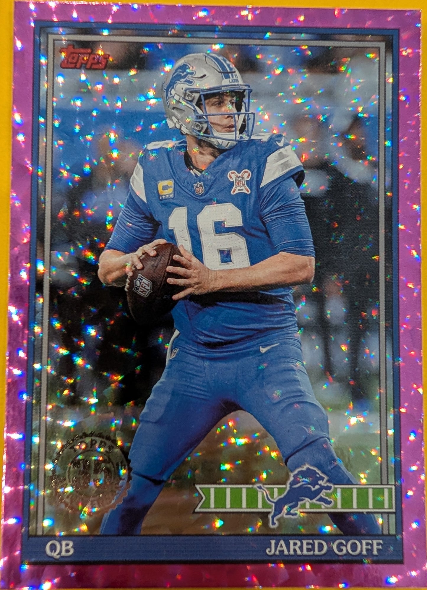 Jared Goff PINK-91TF-37 2026 Topps Football