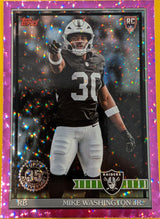 2026 Topps Football Mike Washington Jr. 1991 Topps Rookies #91TR-11 Pink Crackle Foil