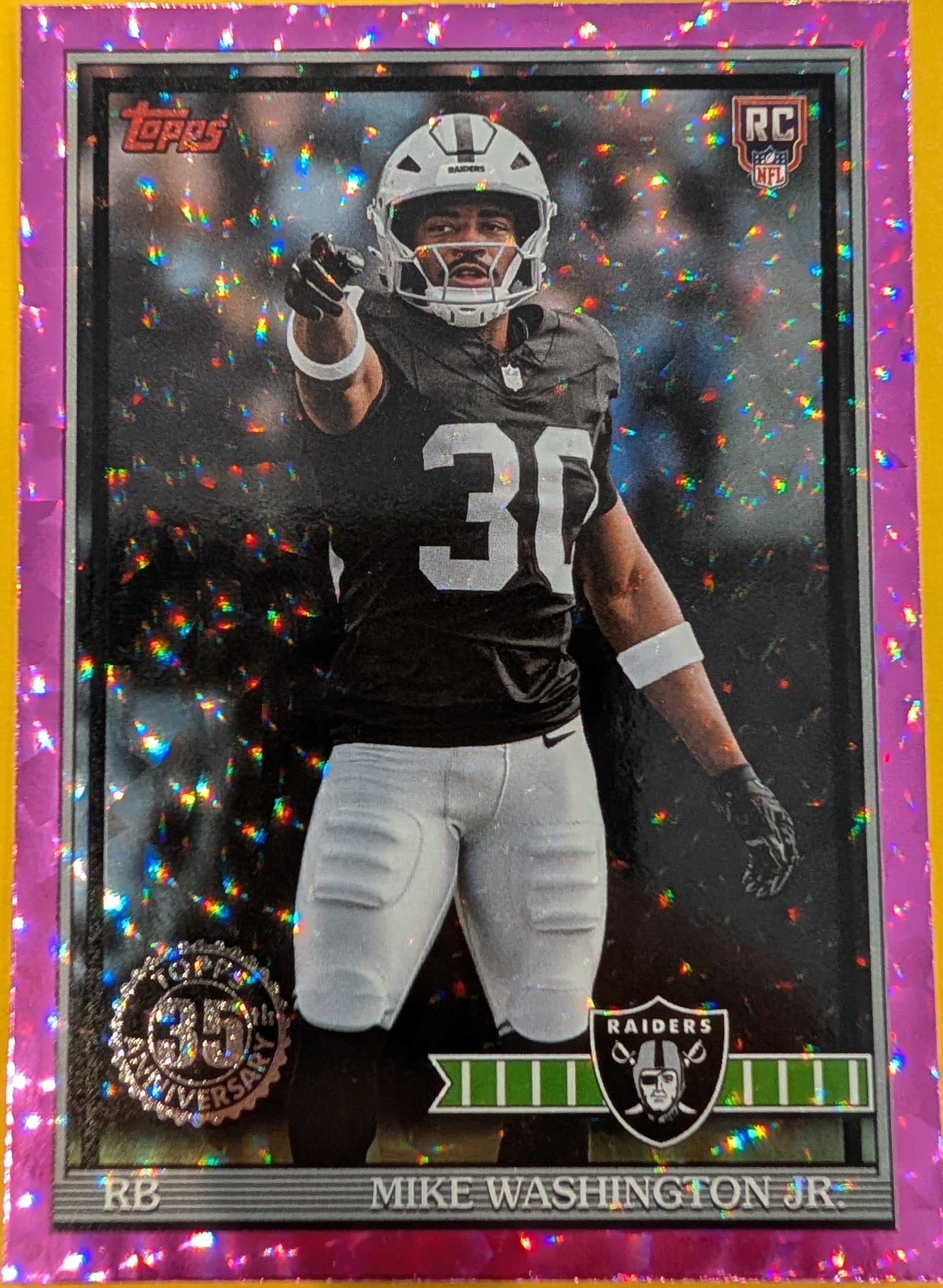 Mike Washington Jr. PINK-91TR-11 2026 Topps Football