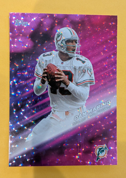2026 Topps Football Dan Marino Greats of the Game #GOTG-11 Pink Crackle Foil