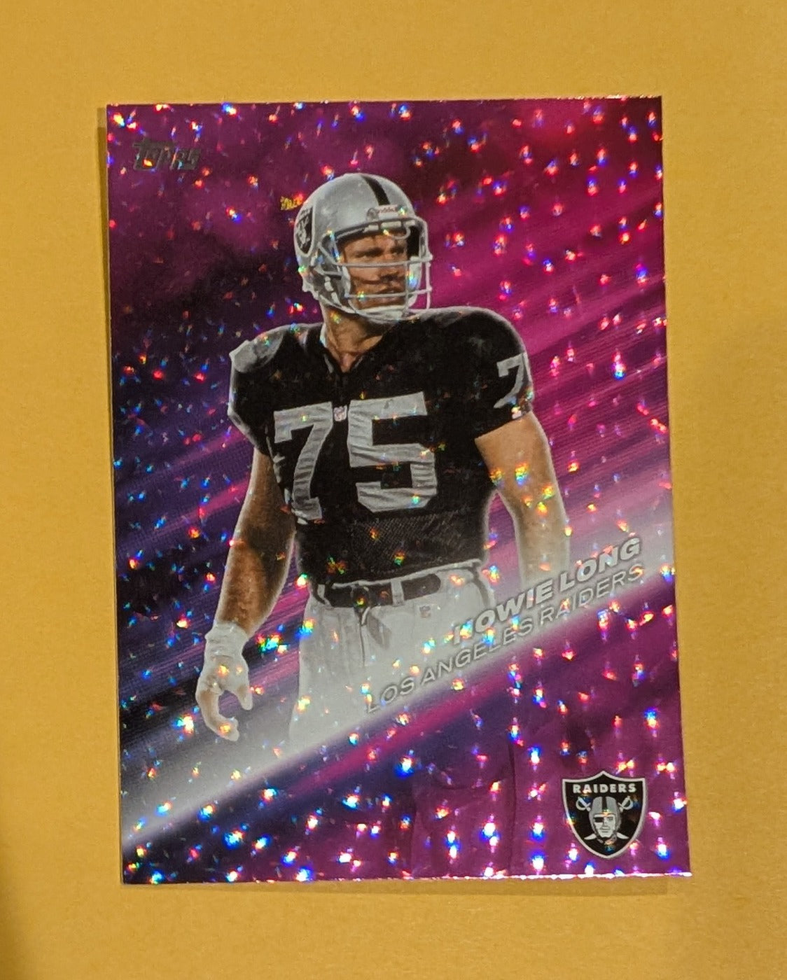 2026 Topps Football Howie Long Greats of the Game #GOTG-23 Pink Crackle Foil