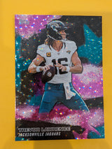 2026 Topps Football Trevor Lawrence NFL Stars #NFLS-15 Pink Crackle Foil
