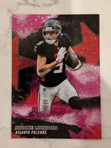2026 Topps Football Drake London NFL Stars #NFLS-16 Pink Crackle Foil