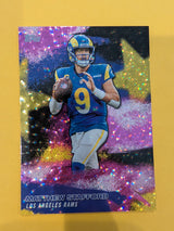 2026 Topps Football Matthew Stafford NFL Stars #NFLS-40 Pink Crackle Foil