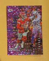 2026 Topps Football Patrick Mahomes Pressure Cookers #PC-10 Pink Crackle Foil