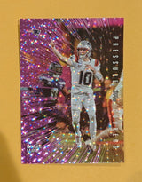 2026 Topps Football Drake Maye Pressure Cookers #PC-5 Pink Crackle Foil