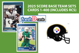 2025 SCORE NFL Pittsburgh Steelers Team Set TJ Watt Joe Greene