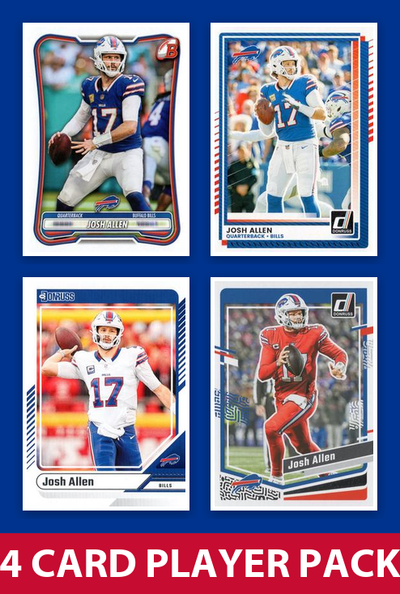 Josh Allen 4 card player pack