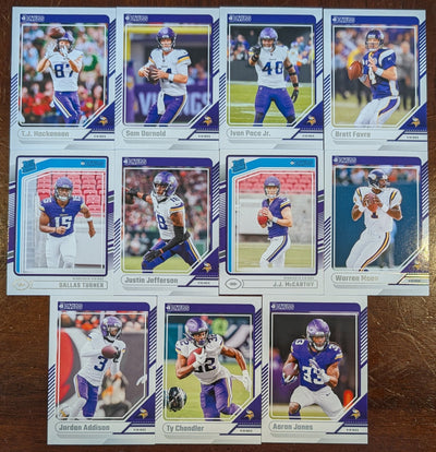 2024 Donruss Minnesota Vikings NFL Team Set Justin Jefferson