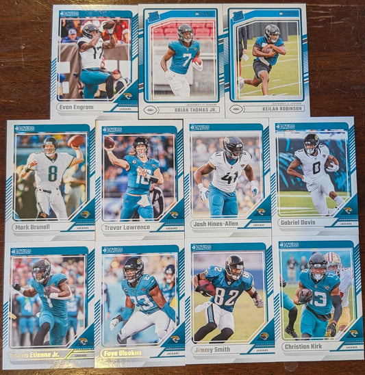 2024 Donruss Jacksonville Jaguars NFL Team Set Trevor Lawrence