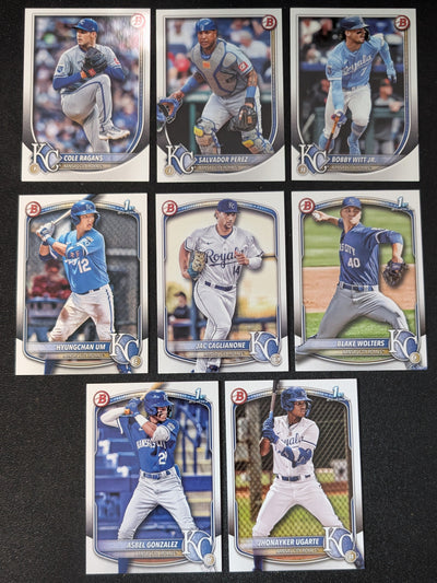 2025 BOWMAN Paper Prospects Team Set BP KC royals Jac Caglianone  Bobby Witt Jr