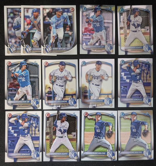 2025 BOWMAN Chrome + Paper Prospects Team Set BCP Tampa Bay Rays Caminero Aidan Smith