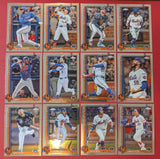 2025 Topps Chrome Baseball Team Set 13 New York Mets Juan Soto Lindor Alonso