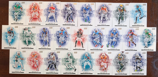 2025 SCORE Throwbacks Complete Set 25 Barkley Maye Nix Tyreek Caleb CeeDee