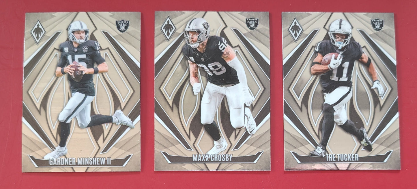 2024 Panini Phoenix NFL Team Pack Las Vegas Raiders Maxx Crosby