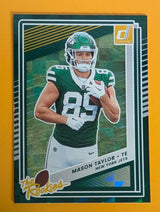 2025 DONRUSS The Rookies Foil Insert Mason Taylor New York Jets RC
