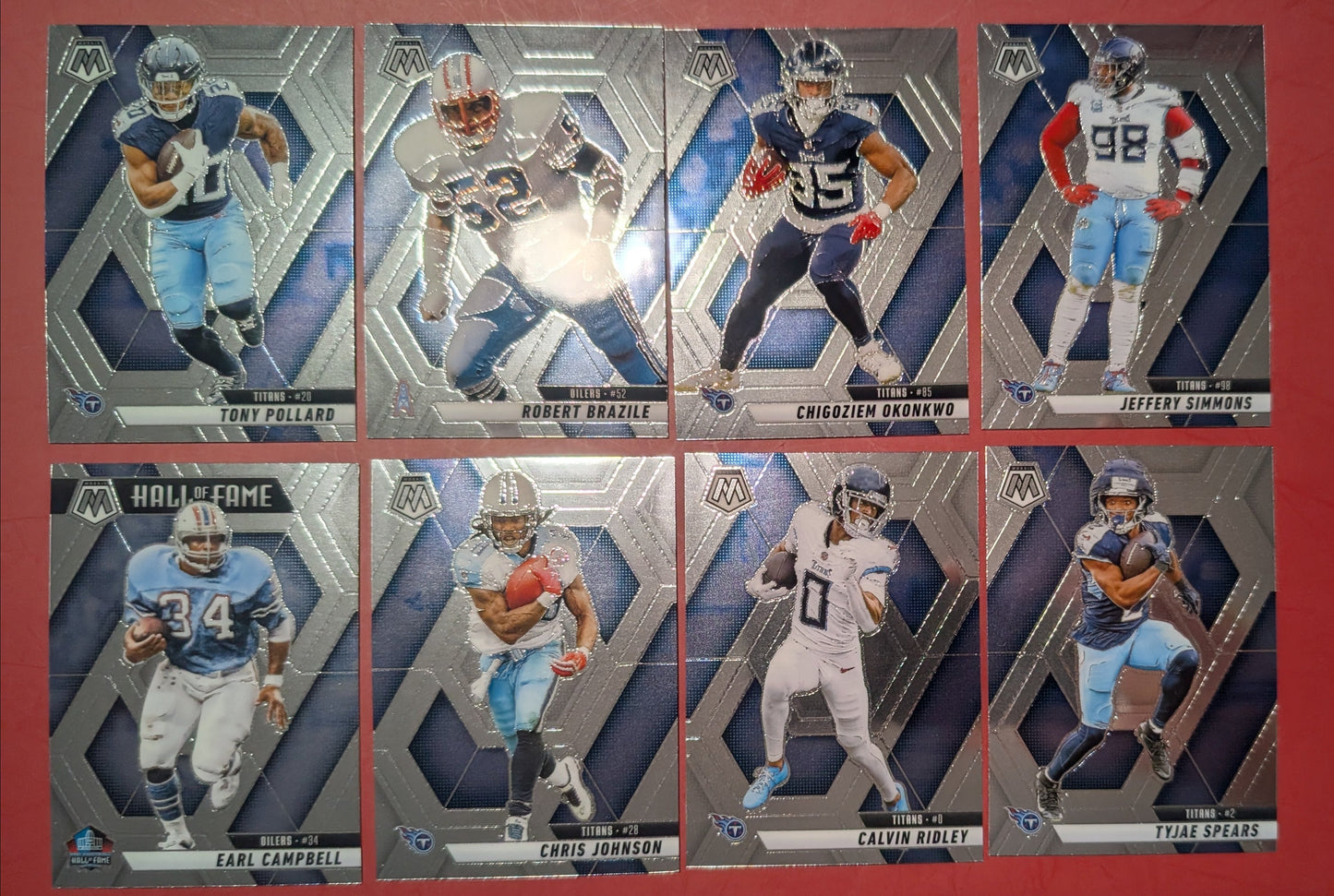 2025 Mosaic NFL Veteran Team Pack Set Tennessee Titans Oilers Calvin Ridley Spears