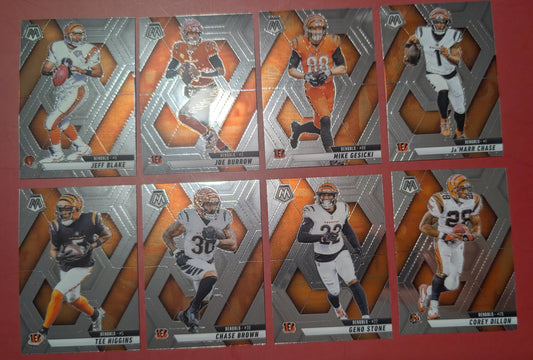 2025 Mosaic NFL Veteran Team Pack Set Cincinnati Bengals Joe Burrow Ja'Maar Chase