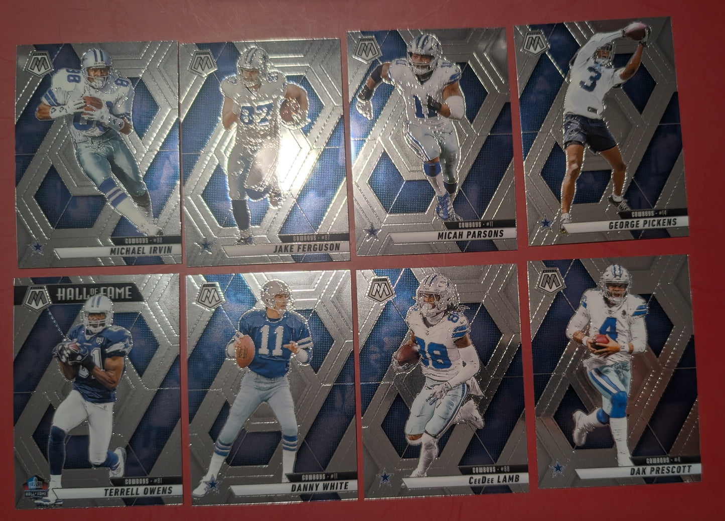 2025 Mosaic NFL Veteran Team Pack Set Dallas Cowboys CeeDee Lamb Dak Prescott