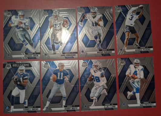 2025 Mosaic NFL Veteran Team Pack Set Dallas Cowboys CeeDee Lamb Dak Prescott