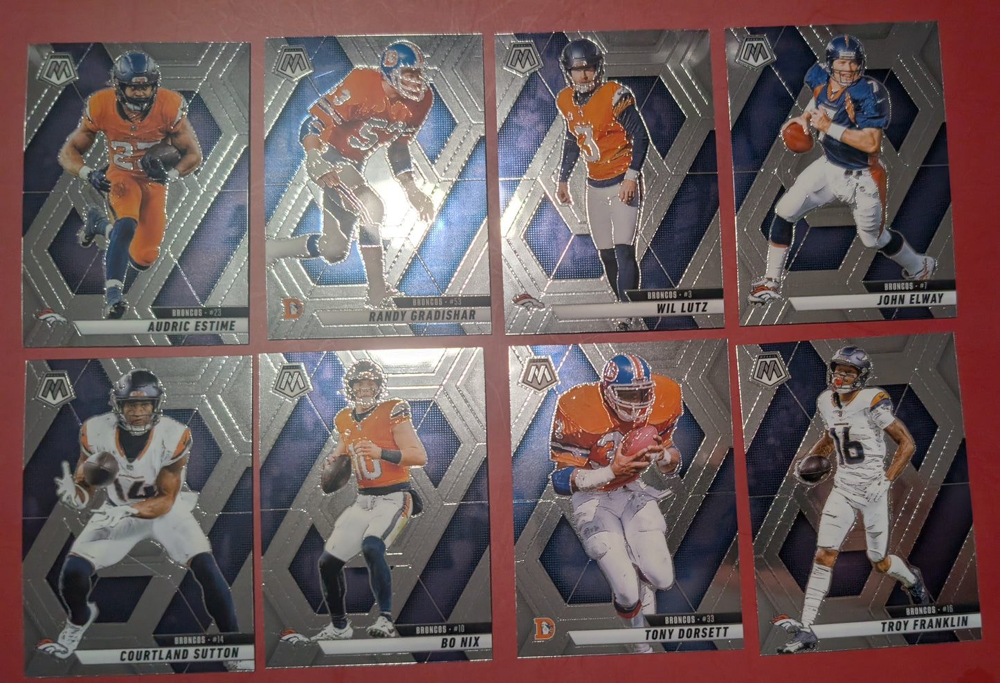 2025 Mosaic NFL Veteran Team Pack Set Denver Broncos Bo Nix Elway Sutton