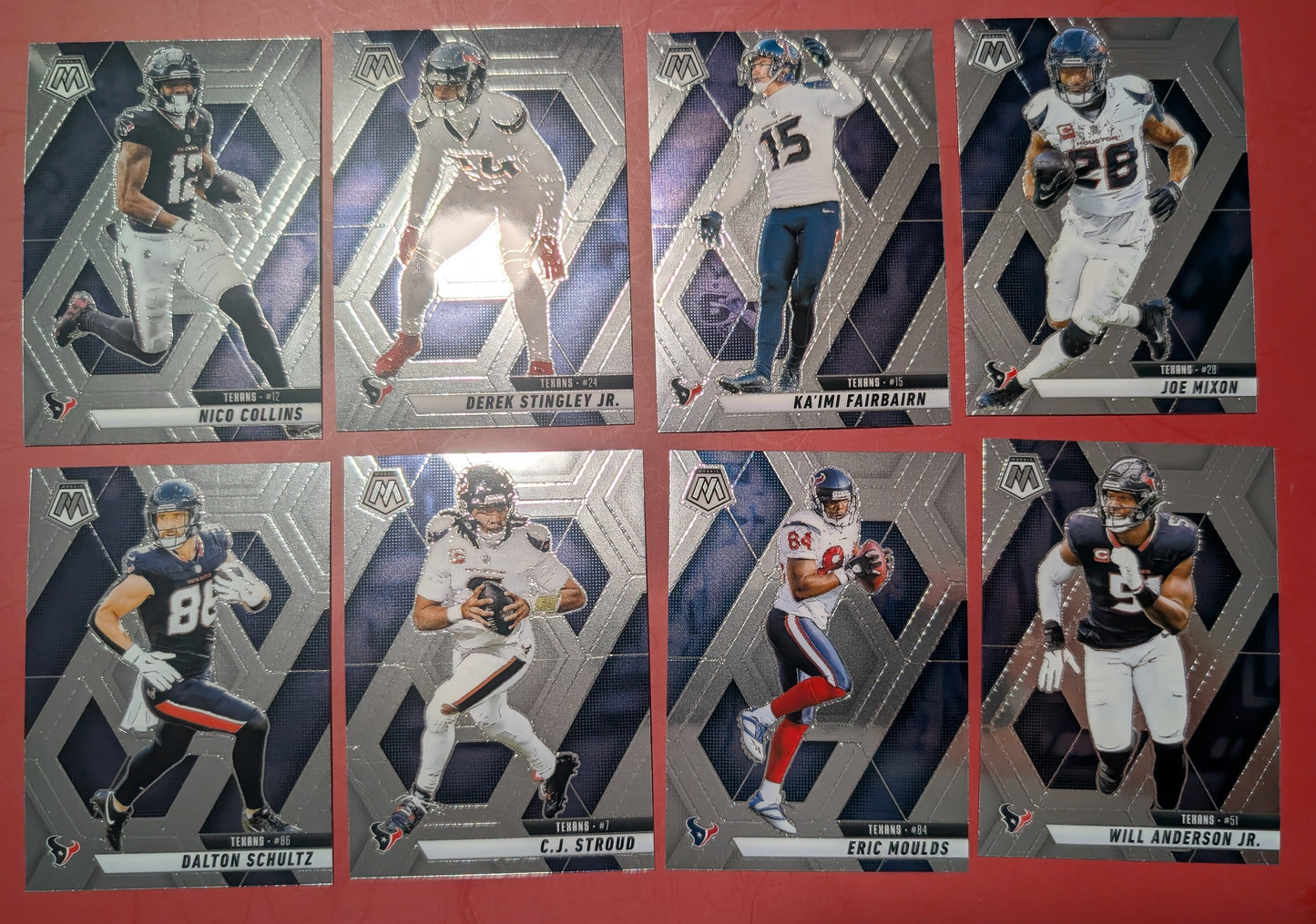 2025 Mosaic NFL Veteran Team Pack Set Houston Texans CJ Stroud Nico COllins
