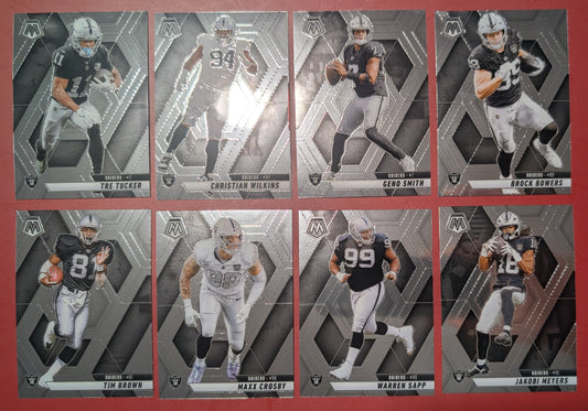 2025 Mosaic NFL Veteran Team Pack Set Las Vegas Raiders Maxx Crosby Bowers