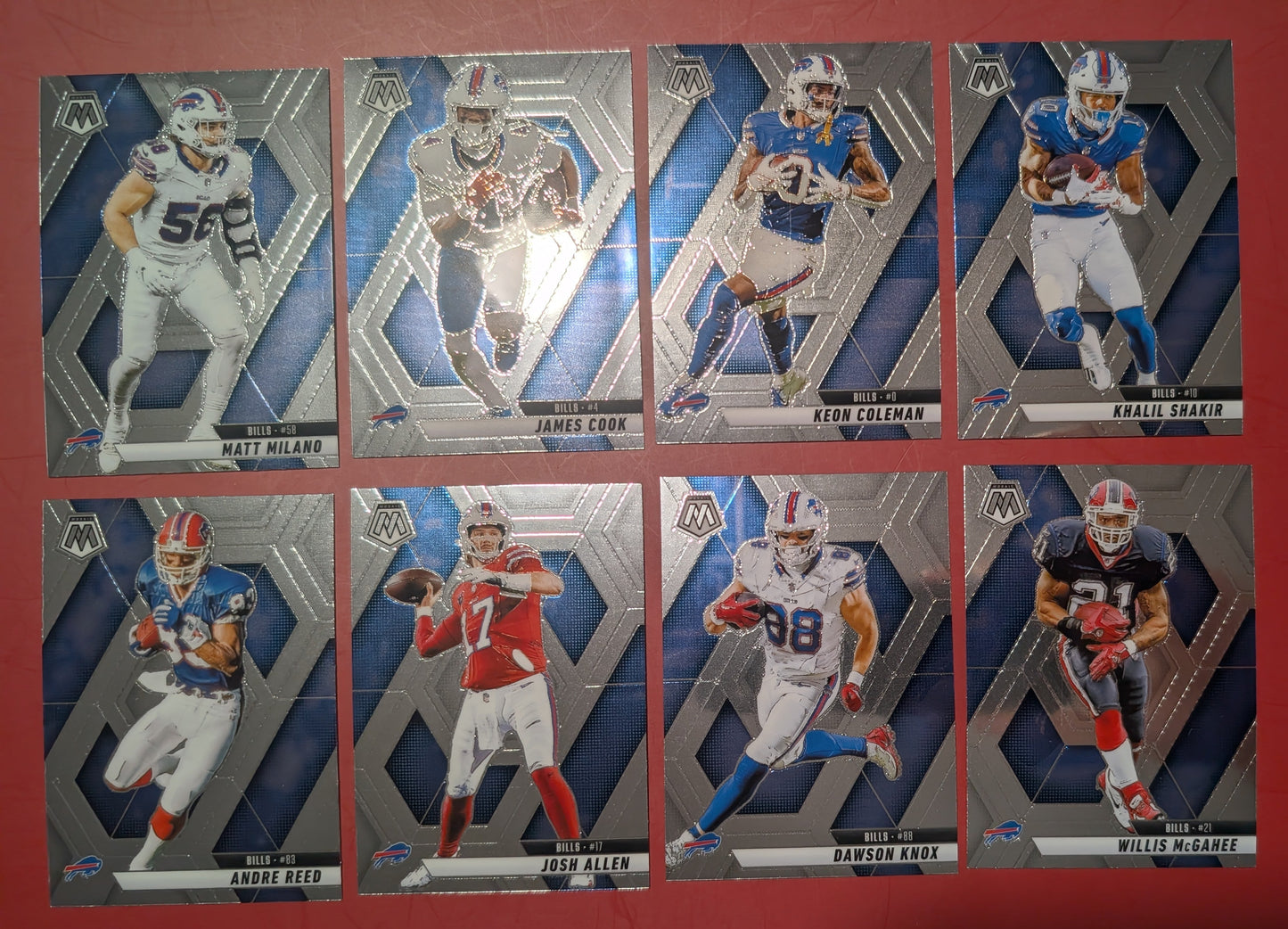 2025 Mosaic NFL Veteran Team Pack Set Buffalo BIlls Josh Allen James Cook