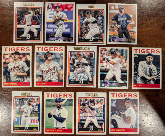 2025 Topps Archives Baseball Team Set Detroit Tigers 13 Tarik Skubal Cabrera