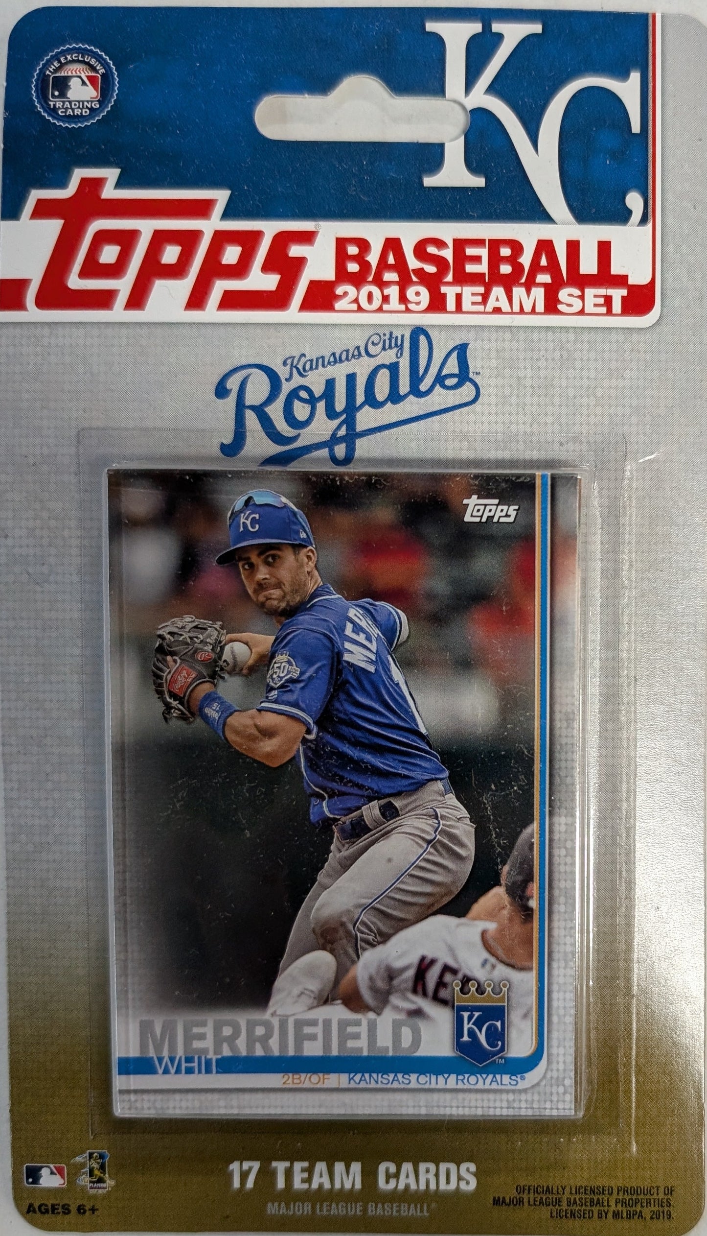 2019 Topps Kansas City Royals Factory Team Set  Alex Gordon Salvador Perez  Merrifield