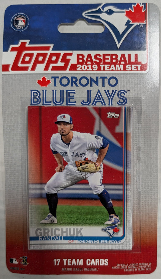 2019 Topps Toronto Blue Jays Factory Sealed Team Set Russell Martin Kevin Pillar Marcus Stroman