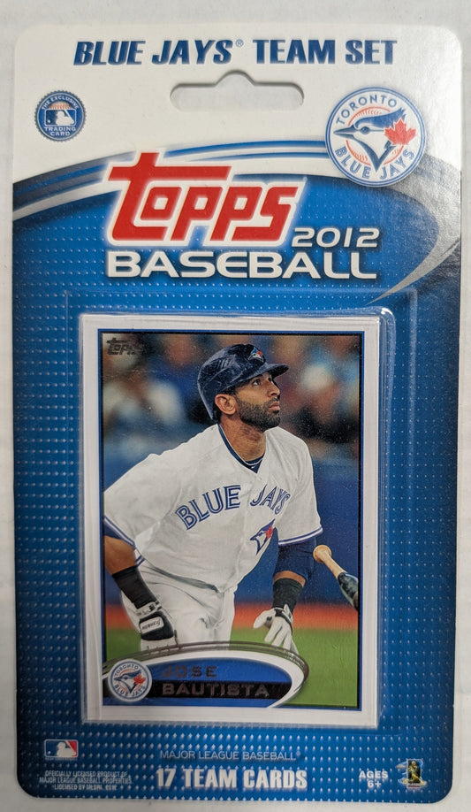 2012 Topps Toronto Blue Jays Factory Sealed Team Set Jose Bautista Rogers Centre Encarnacion