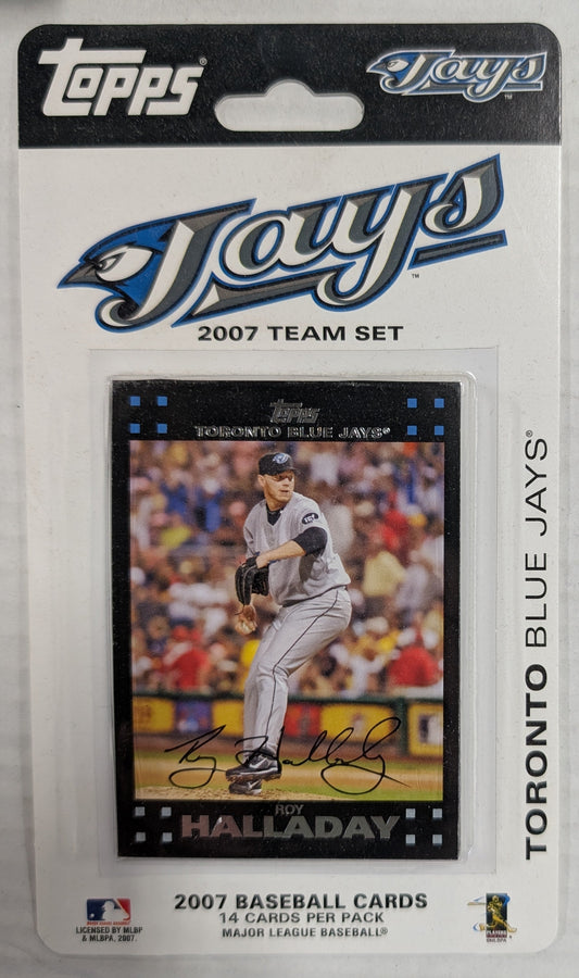 2007 Topps Toronto Blue Jays Factory Sealed Team Set Roy Halladay Vernon Wells Lyle Overbay