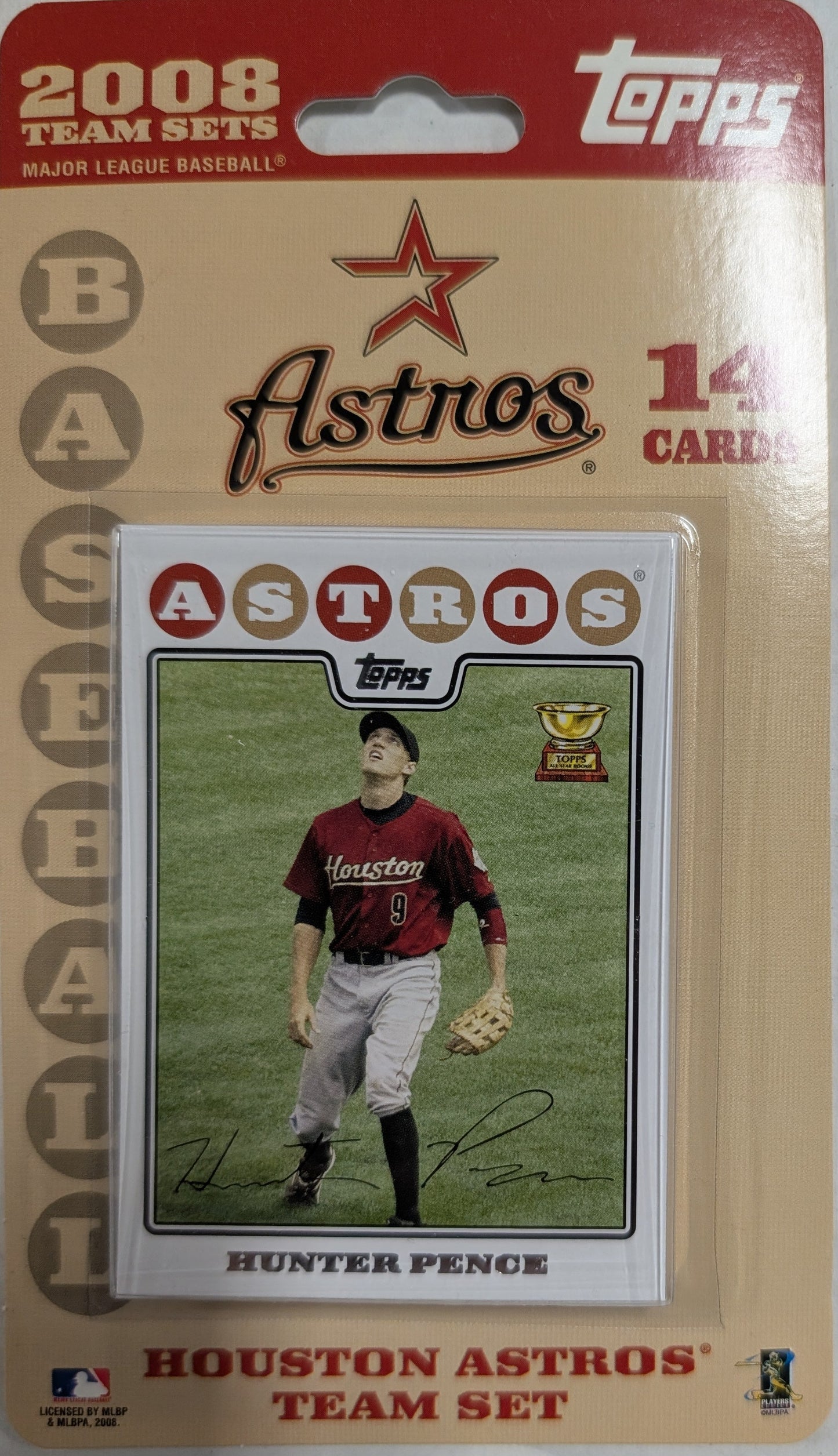 2008 Topps Houston Astros Factory Sealed Team Set Oswalt Hunter Pence Lance Berkman