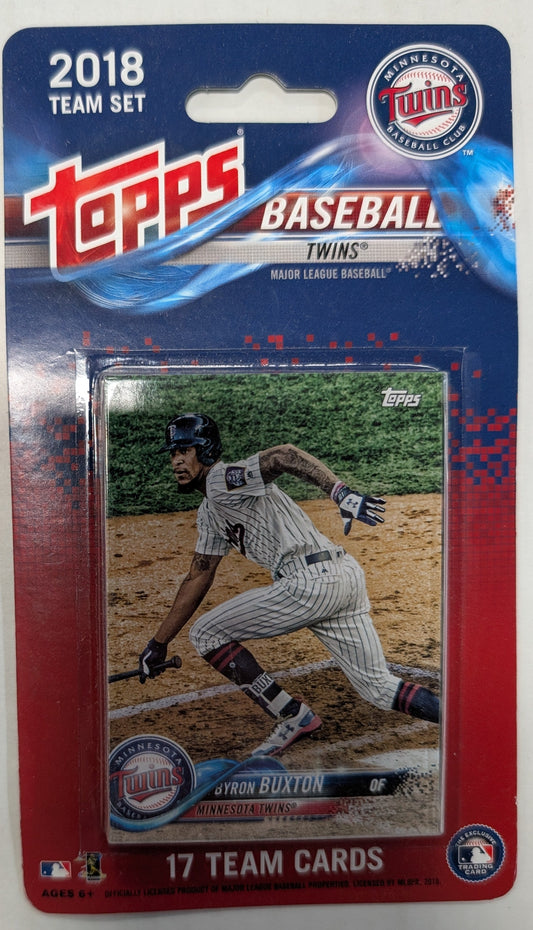 2018 Topps Minnesota Twins Factory Team Set Byron Buxton Joe Mauer Berrios