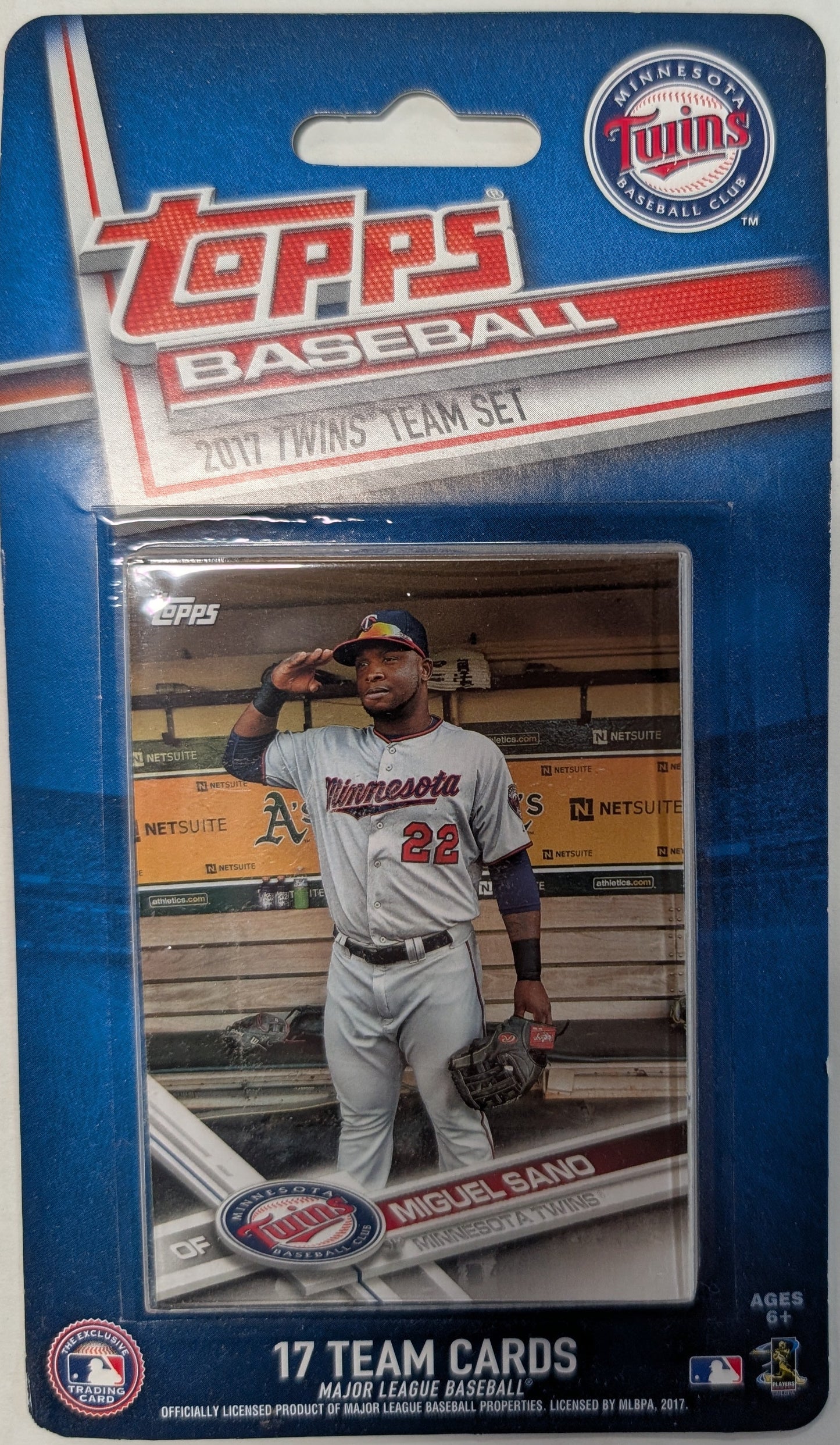 2017 Topps Minnesota Twins Factory Team Set Byron Buxton Joe Mauer Sano