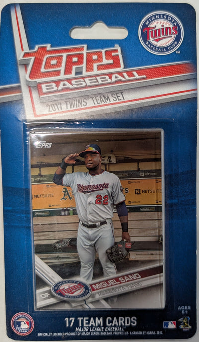 2017 Topps Minnesota Twins Factory Team Set Byron Buxton Joe Mauer Sano