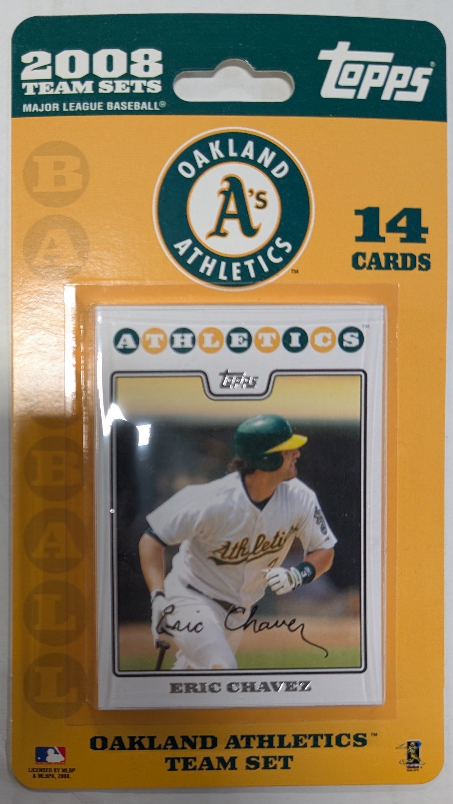 2008 Topps Oakland A's Factory Team Set Eric Chavez Jack Cust