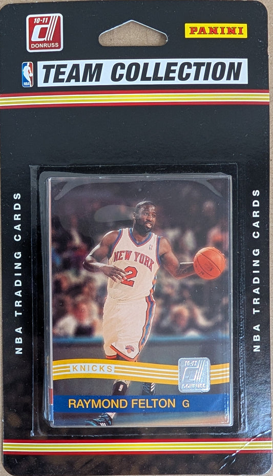 2010-11 NBA Donruss Factory Sealed NBA Basketball Card Team Set New York Knicks Stoudamire