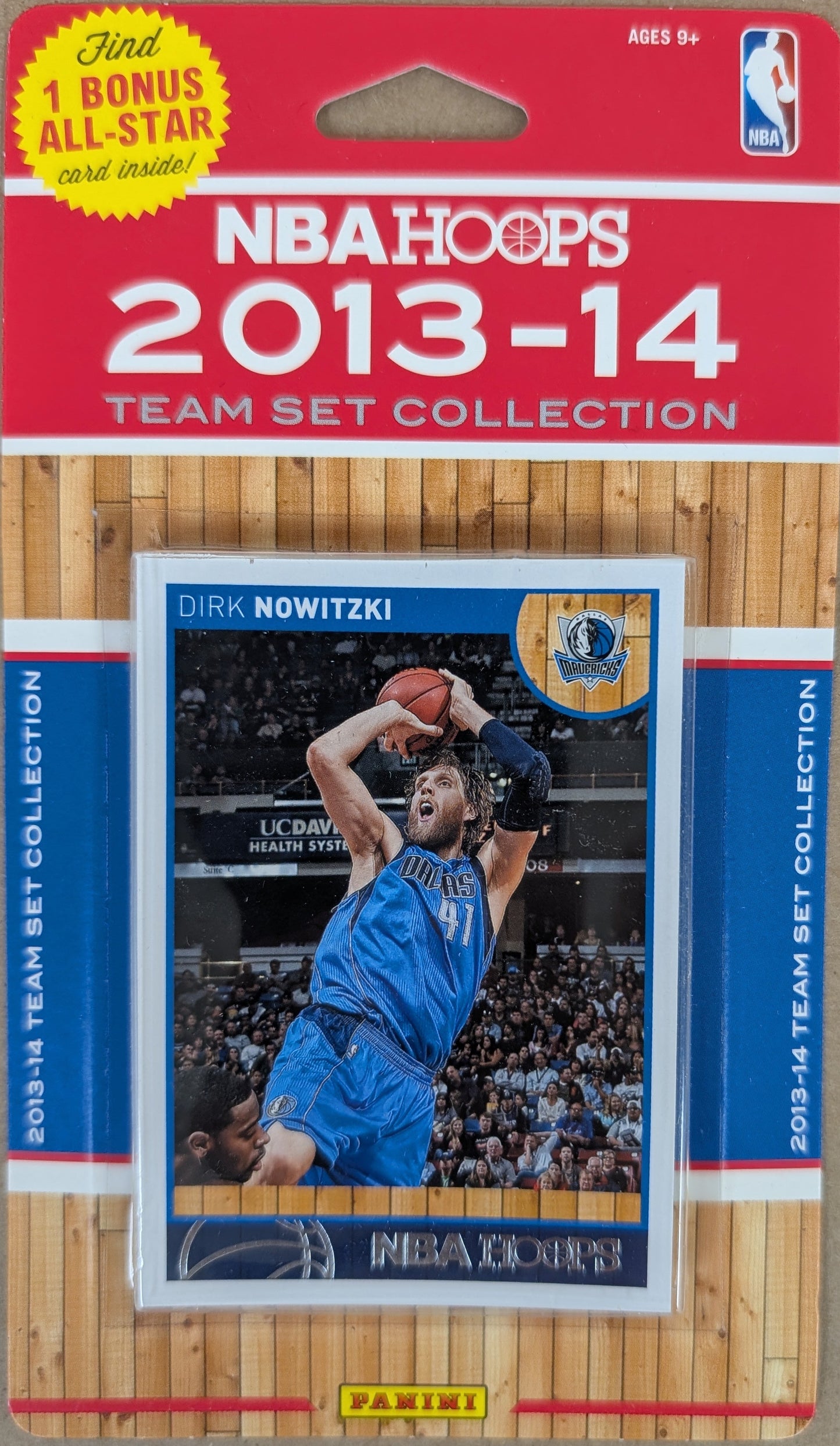 2013-14 NBA Hoops Factory Sealed NBA Team Set Dallas Mavericks Dirk Nowitzki
