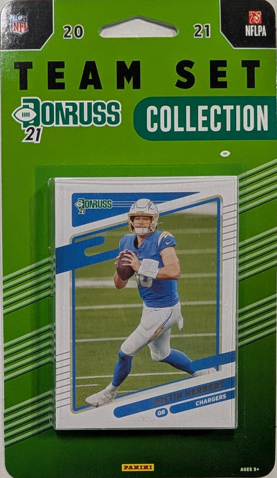 2021 Donruss Factory Sealed Los Angeles Chargers NFL Team Set Justin Herbert