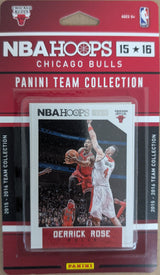2015-16 NBA Hoops Factory Sealed Team Set Chicago Bulls Derrick Rose Jimmy Butler Joakim Noah